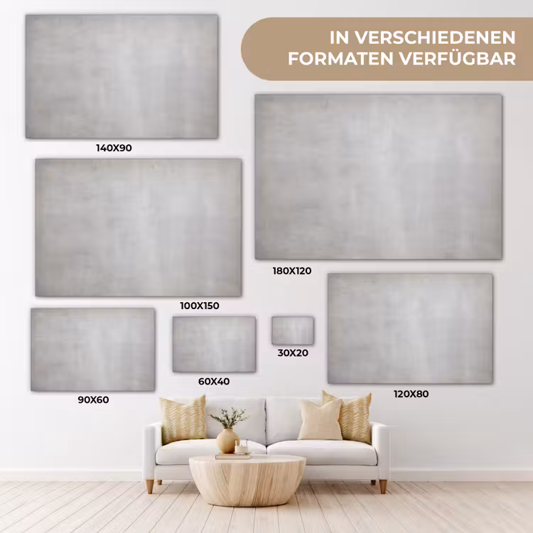Beton - Grijs - Cement - Industrieel - Structuur canvas 2cm klein -Xsfeer8_DE