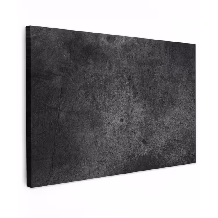 Beton - Structuur - Retro - Zwart - Grijs - Rustiek canvas 2cm klein -z3d