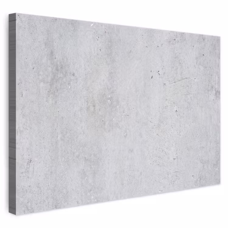 Beton - Textuur - Achtergrond - Grijs - Industrieel canvas 2cm klein -3d