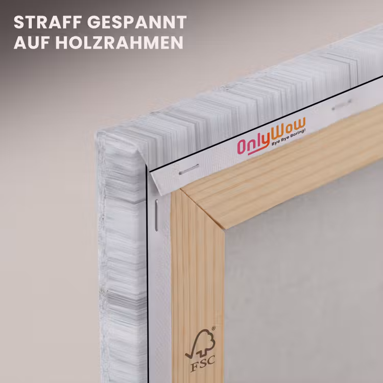 Beton - Textuur - Achtergrond - Grijs - Industrieel canvas 2cm klein -uniquesellingpoint_afwerking-onlywow_DE