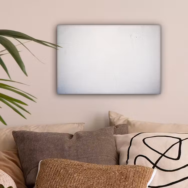 Beton - Wit - Modern canvas 2cm klein -sfeer1