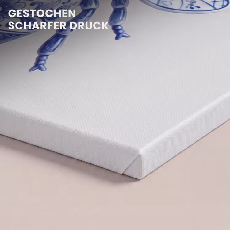 Bij - Modern - Delfts - Blauw canvas 2cm klein -uniquesellingpoint_afwerking-onlywow_DE