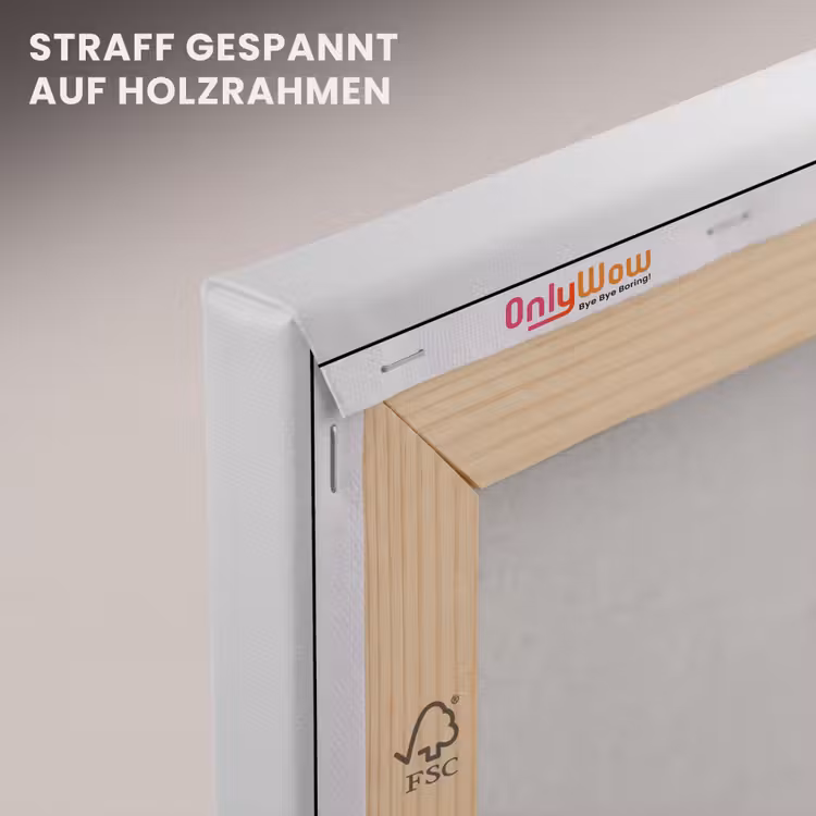 Biljartbal - Getal - Acht - Wit canvas 2cm klein -uniquesellingpoint_afwerking-onlywow_DE