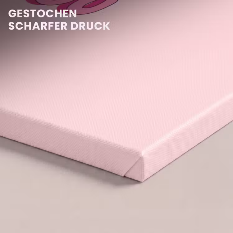 Bisou - Roze - Schaduw canvas 2cm klein -closeup_print_DE