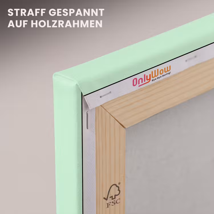 Pale - Mint - Groen canvas 2cm klein 34 -uniquesellingpoint_afwerking-onlywow_DE
