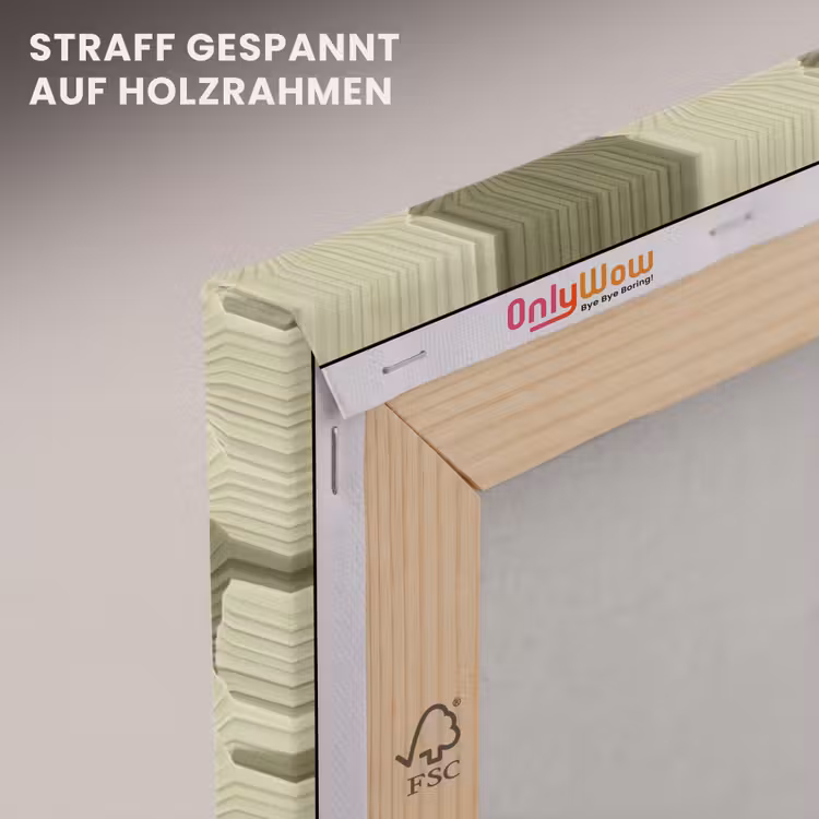 Bladeren - Structuur - Groen canvas 2cm klein 34 -uniquesellingpoint_afwerking-onlywow_DE
