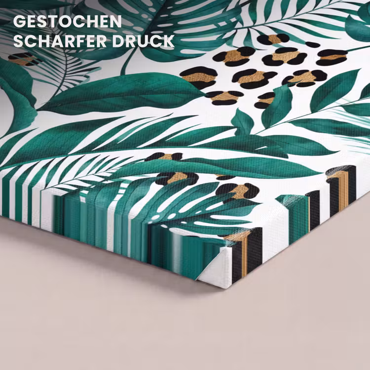 Bladeren - Tropisch - Jungle canvas 2cm klein -sfeer3