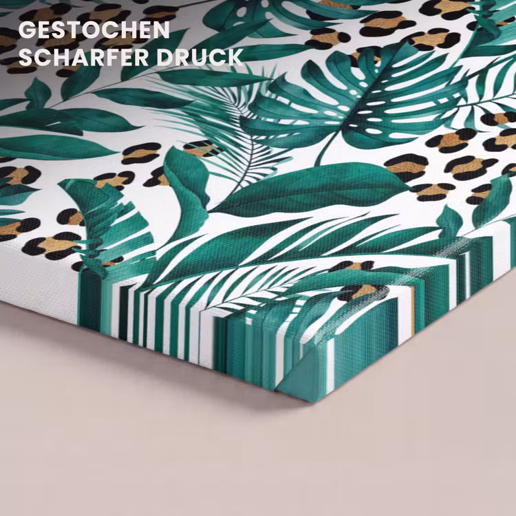 Bladeren - Tropisch - Jungle canvas 2cm klein -uniquesellingpoint_afwerking-onlywow_DE