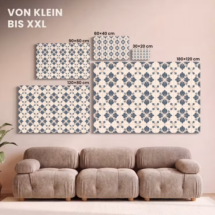 Bladvorm - Klassiek - Kleurrijk canvas 2cm klein 34 -Xsfeer8_DE