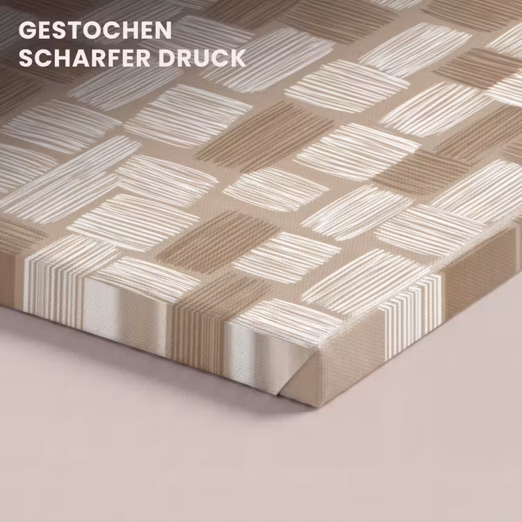 Blok - Patroon - Bruin canvas 2cm klein 34 -closeup_print_DE