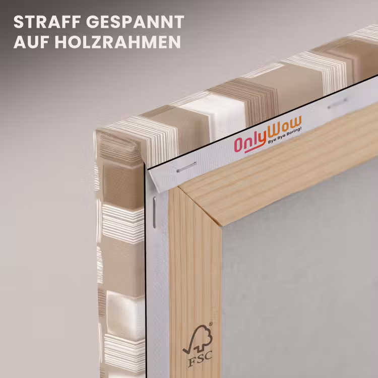 Blok - Patroon - Bruin canvas 2cm klein 34 -uniquesellingpoint_afwerking-onlywow_DE