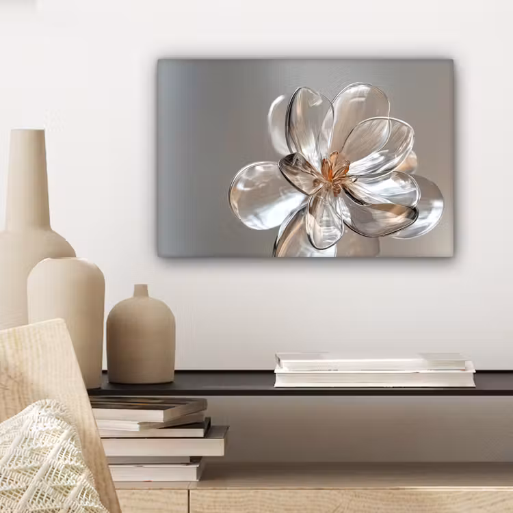 Bloem - Glazen - Doorzichtig canvas 2cm klein -closeup_print_DE
