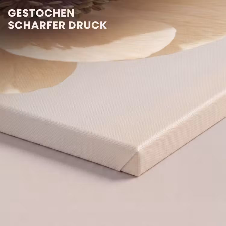 Bloem - Minimalistisch - Groen canvas 2cm klein -uniquesellingpoint_afwerking-onlywow_DE