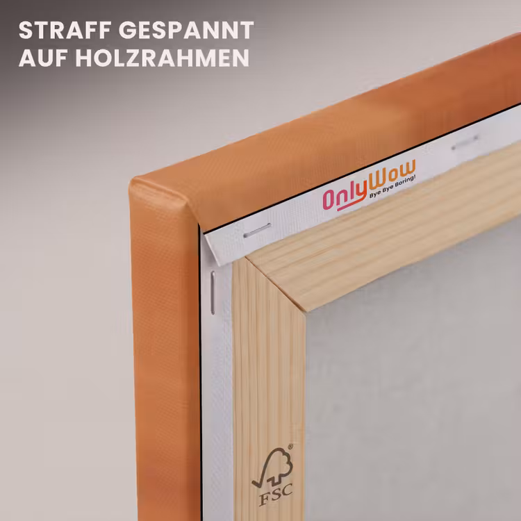 Bloem - Minimalistisch - Wit canvas 2cm klein -uniquesellingpoint_afwerking-onlywow_DE