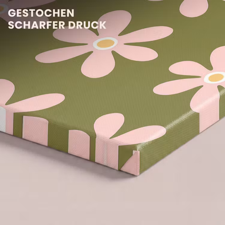 Bloem - Modern - Groen canvas 2cm klein 34 -closeup_print_DE