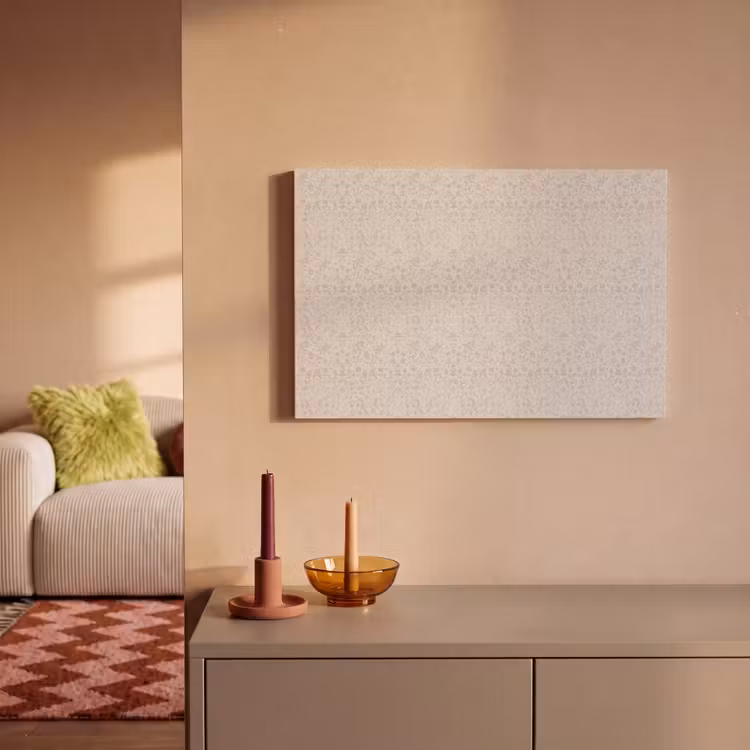 Bloemen - Bladeren - Licht - Taupe canvas 2cm klein 34 -sfeer1