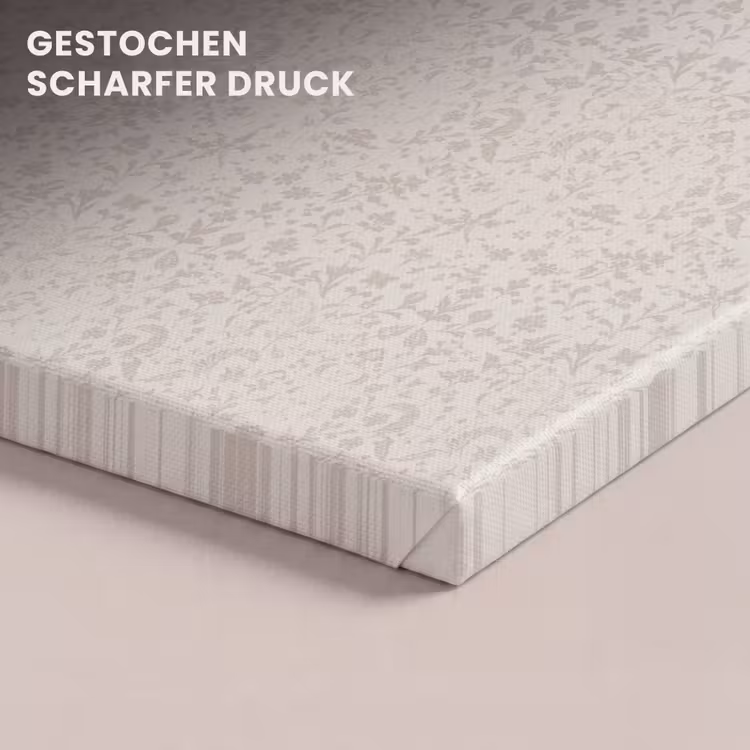 Bloemen - Bladeren - Licht - Taupe canvas 2cm klein 34 -closeup_print_DE