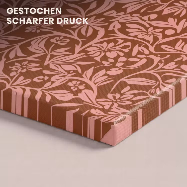 Bloemen - Print - Roze canvas 2cm klein 34 -uniquesellingpoint_afwerking-onlywow_DE