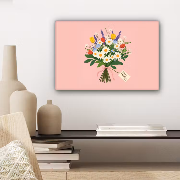 Bloemen - Lint - Kaartje canvas 2cm klein -closeup_print_DE
