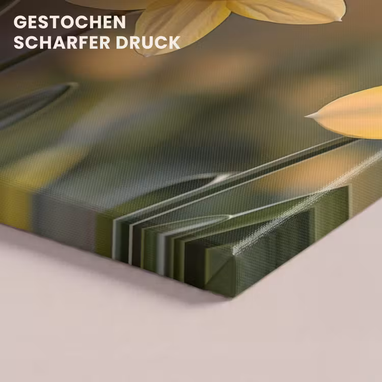 Bloemen - Geel - Wazig canvas 2cm klein -closeup_print_DE
