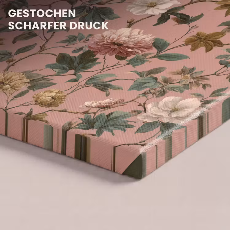 Bloemen - Klassiek - Roze canvas 2cm klein 34 -closeup_print_DE