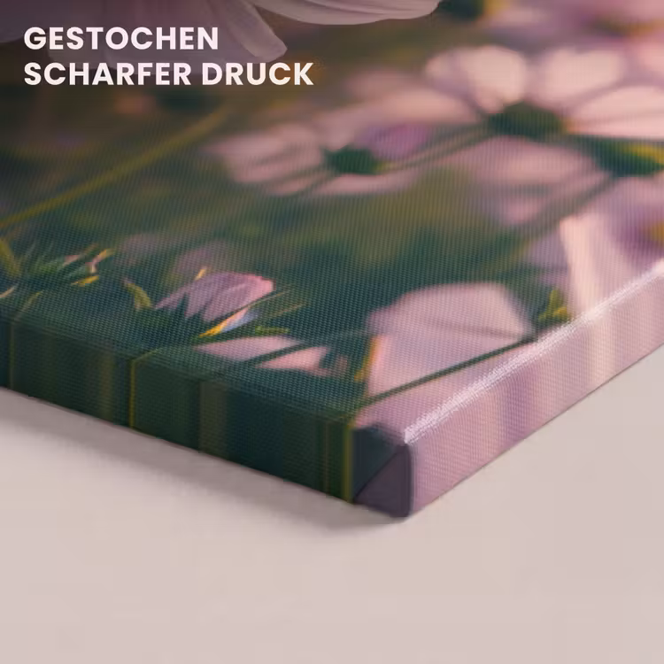 Bloemen - Paars - Wazig canvas 2cm klein -uniquesellingpoint_afwerking-onlywow_DE