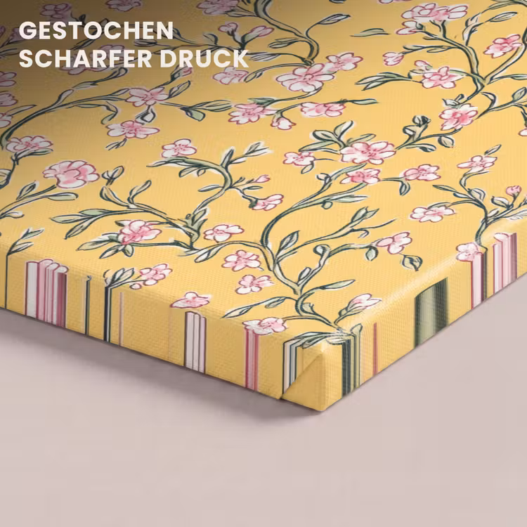 Bloemen - Motief - Geel canvas 2cm klein 34 -uniquesellingpoint_afwerking-onlywow_DE