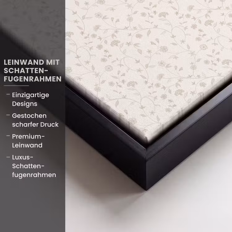 Bloemen - Motief - Zacht Canvas met baklijst klein 1125 -uniquesellingpoint_productkenmerken_DE