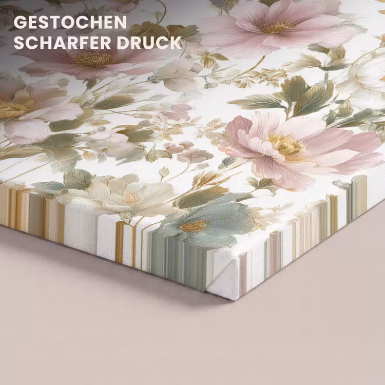 Bloemen - Patroon - Pastel canvas 2cm klein 34 -uniquesellingpoint_afwerking-onlywow_DE