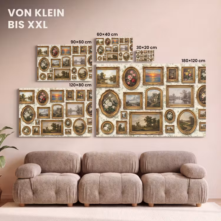 Bloemen - Roze - Stilleven - Klassiek canvas 2cm klein -Xsfeer8_DE