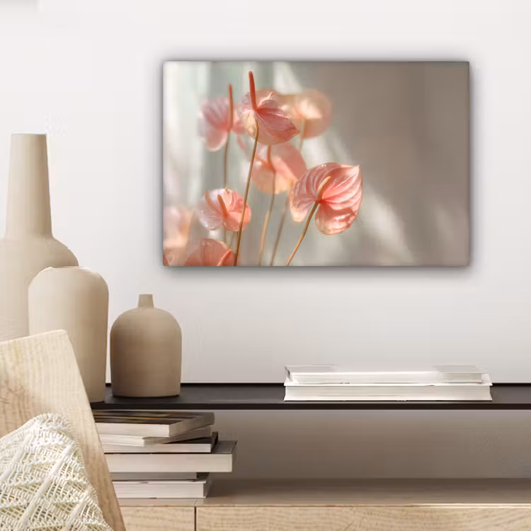 Bloemen - Stelen - Roze - Schaduw canvas 2cm klein -closeup_print_DE