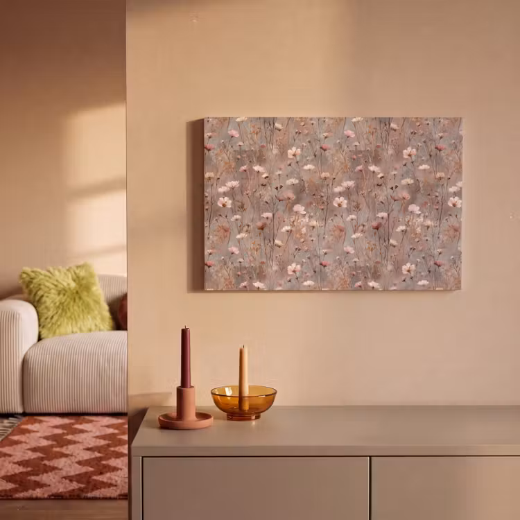 Bloemen - Wild - Pastel canvas 2cm klein 34 -sfeer1