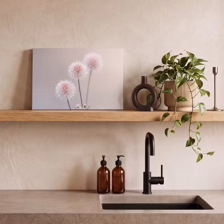 Bloemen - Bollen - Roze canvas 2cm klein -closeup_print_DE