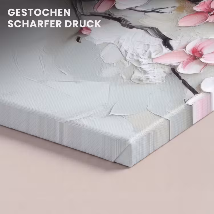 Bloesem - Kunstzinnig - Roze - Sakura canvas 2cm klein -uniquesellingpoint_afwerking-onlywow_DE