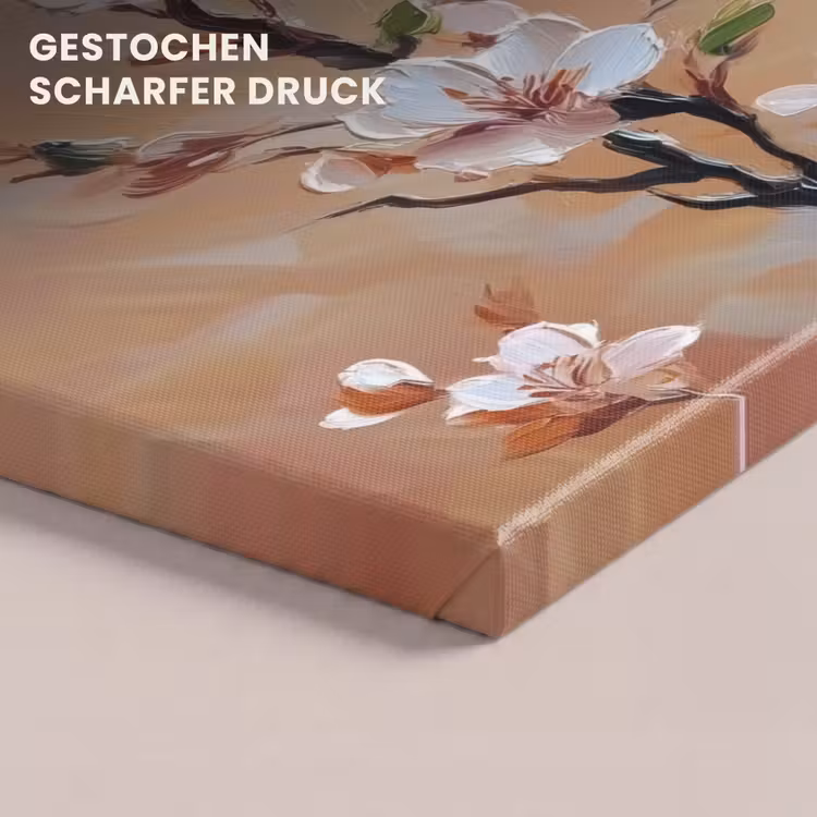 Bloesemtakken - Schilderachtig - Roze canvas 2cm klein -uniquesellingpoint_afwerking-onlywow_DE