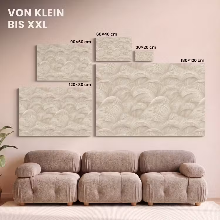 Bogen - Patroon - Beige canvas 2cm klein 34 -Xsfeer8_DE