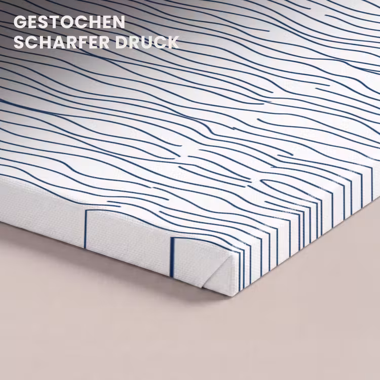 Boot - Water - Rood - Illustratie - Minimalistisch canvas 2cm klein -closeup_print_DE