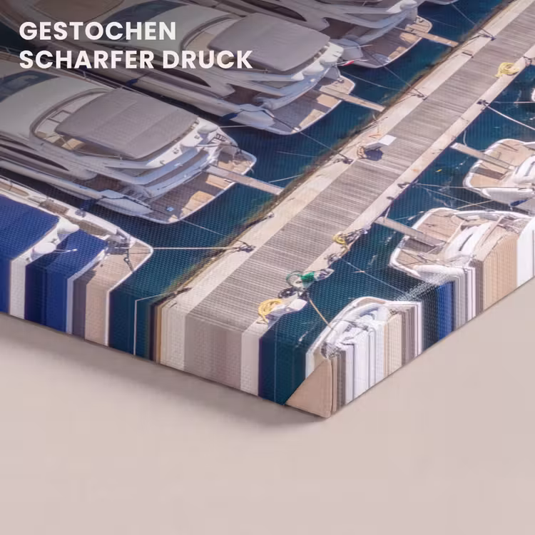 Boot - Jachthaven - Water - Zomer - Blauw canvas 2cm klein -closeup_print_DE