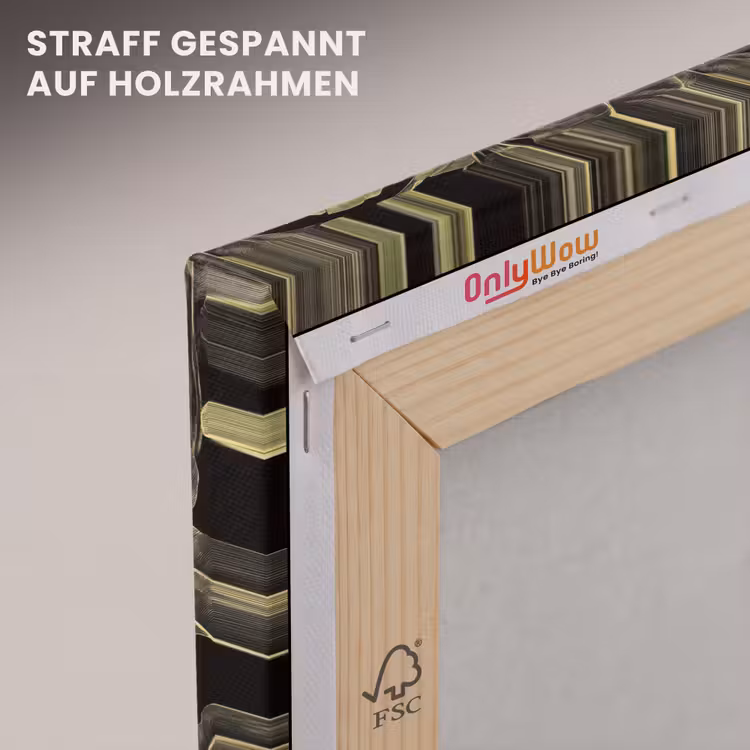 Botanisch - Bladeren - Groen canvas 2cm klein 34 -uniquesellingpoint_afwerking-onlywow_DE