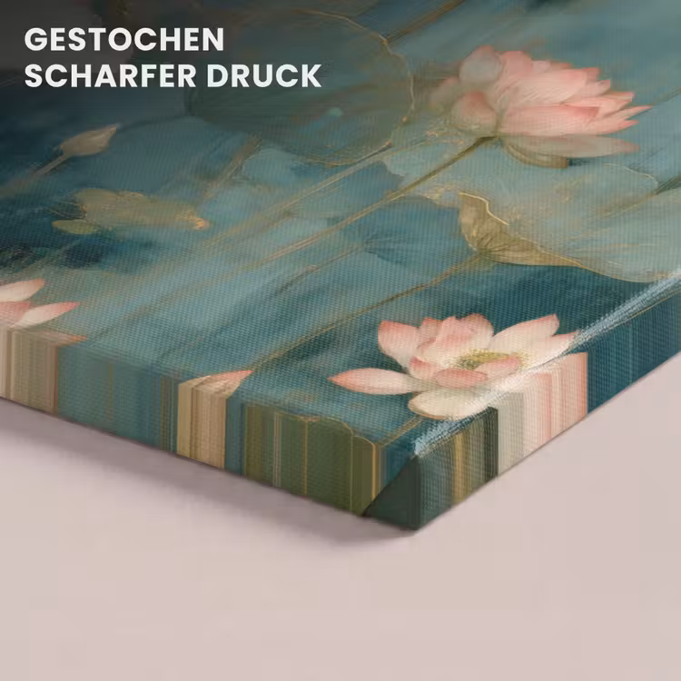 Botanisch - Bloemen - Roze canvas 2cm klein 34 -uniquesellingpoint_afwerking-onlywow_DE