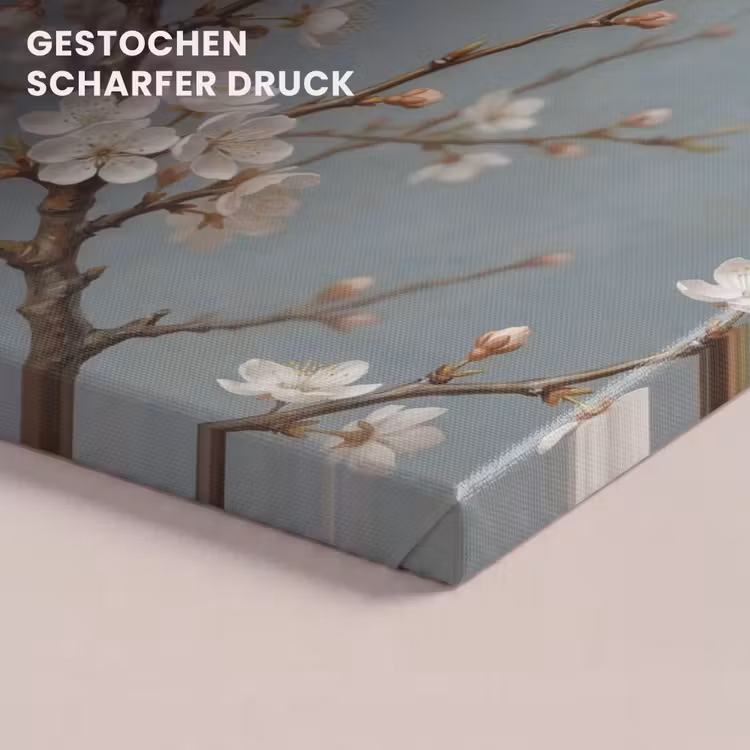 Botanisch - Stilleven - Blauw canvas 2cm klein -uniquesellingpoint_afwerking-onlywow_DE