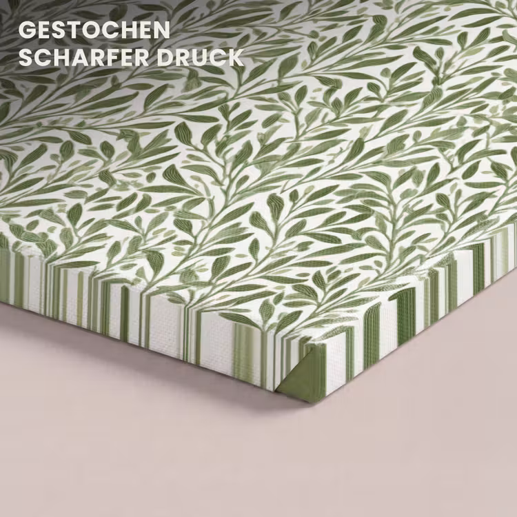 Botanisch - Takken - Groen canvas 2cm klein 34 -closeup_print_DE