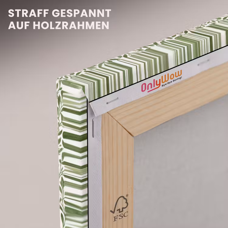 Botanisch - Takken - Groen canvas 2cm klein 34 -uniquesellingpoint_afwerking-onlywow_DE