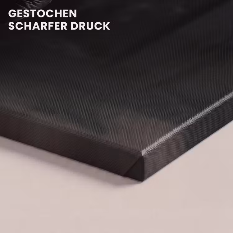 Bokshandschoenen - Muur - Duister - Zwart canvas 2cm klein -uniquesellingpoint_afwerking-onlywow_DE