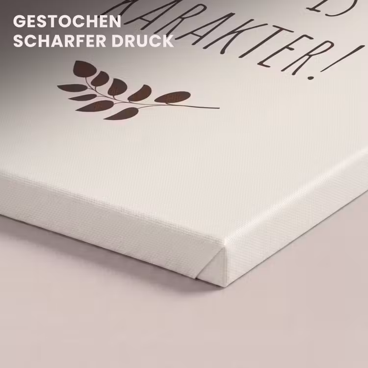 Bruin - Minimalistisch - Quote - Zomer canvas 2cm klein -closeup_print_DE