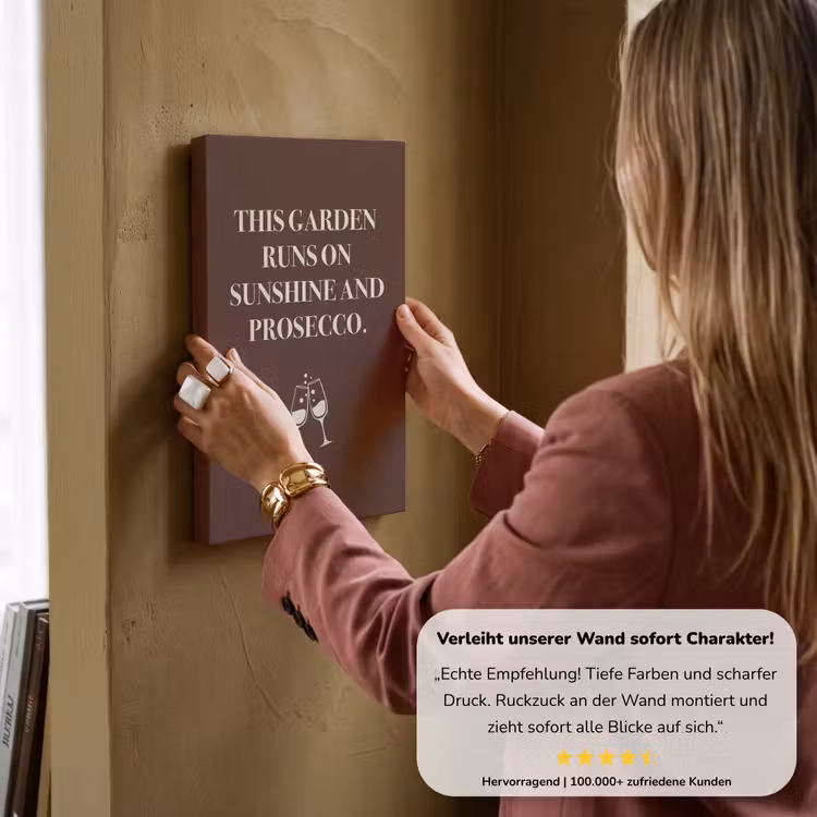 Bruin - Zomer - Quote - Drinken canvas 2cm klein -sfeer3