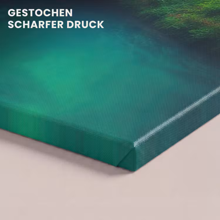 Brug - Water - Rivier - Bos canvas 2cm klein -uniquesellingpoint_afwerking-onlywow_DE