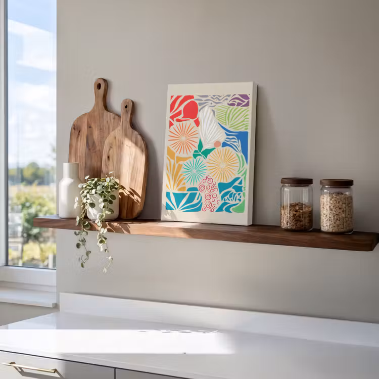 Kleurrijk - Abstract - Bloemen - Patronen canvas 2cm klein -atmosphere_sfeer3_global