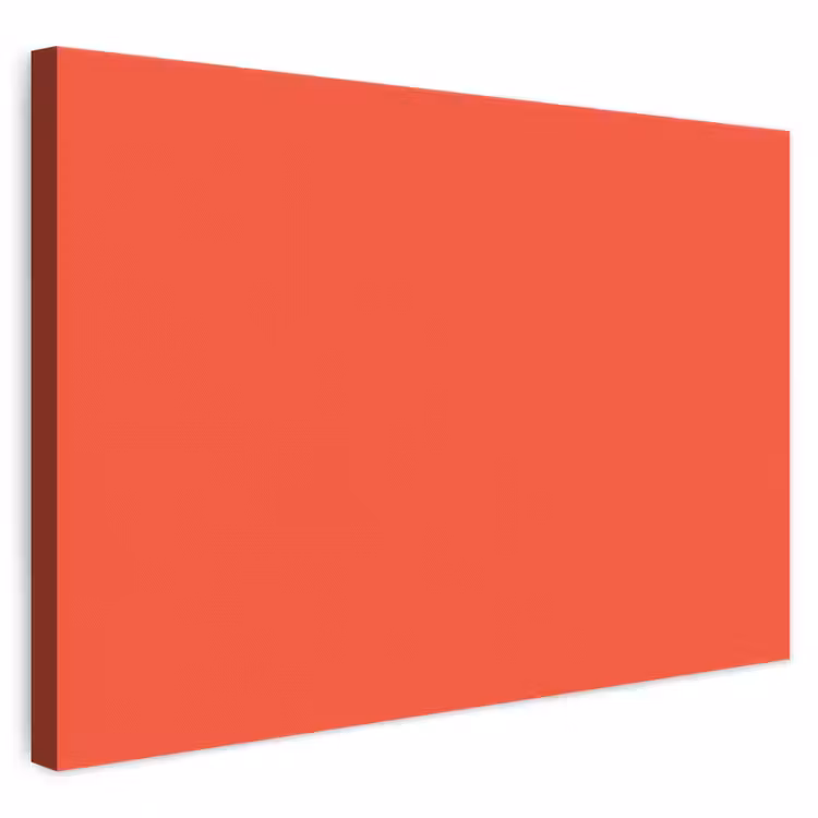 Burnt - Coral - Oranje canvas 2cm klein 34 -3d
