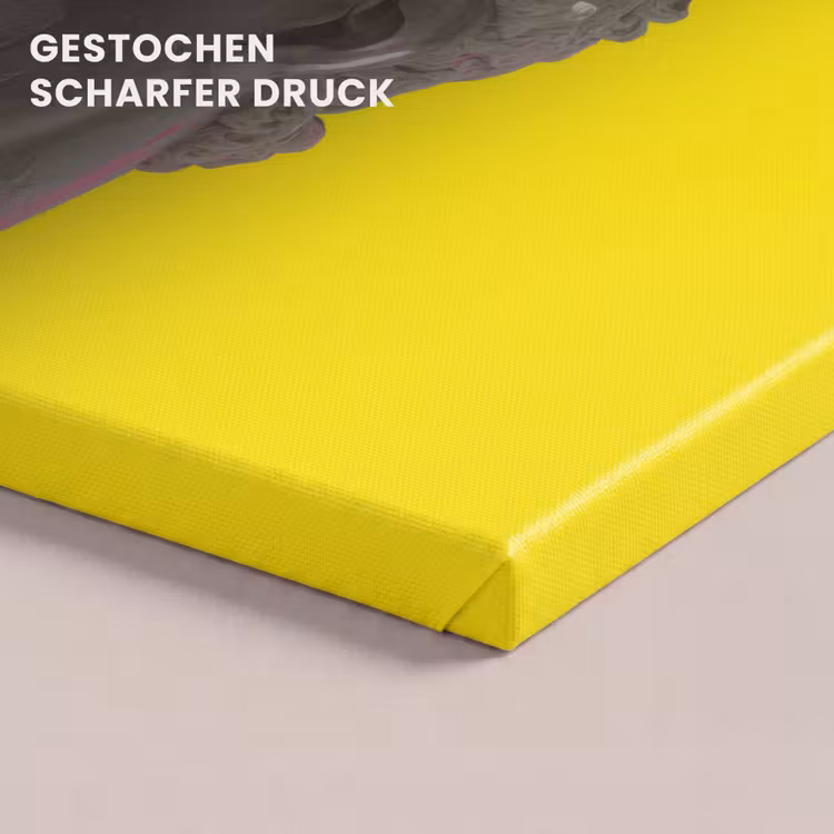 Buste - Slangen - Geel canvas 2cm klein -closeup_print_DE